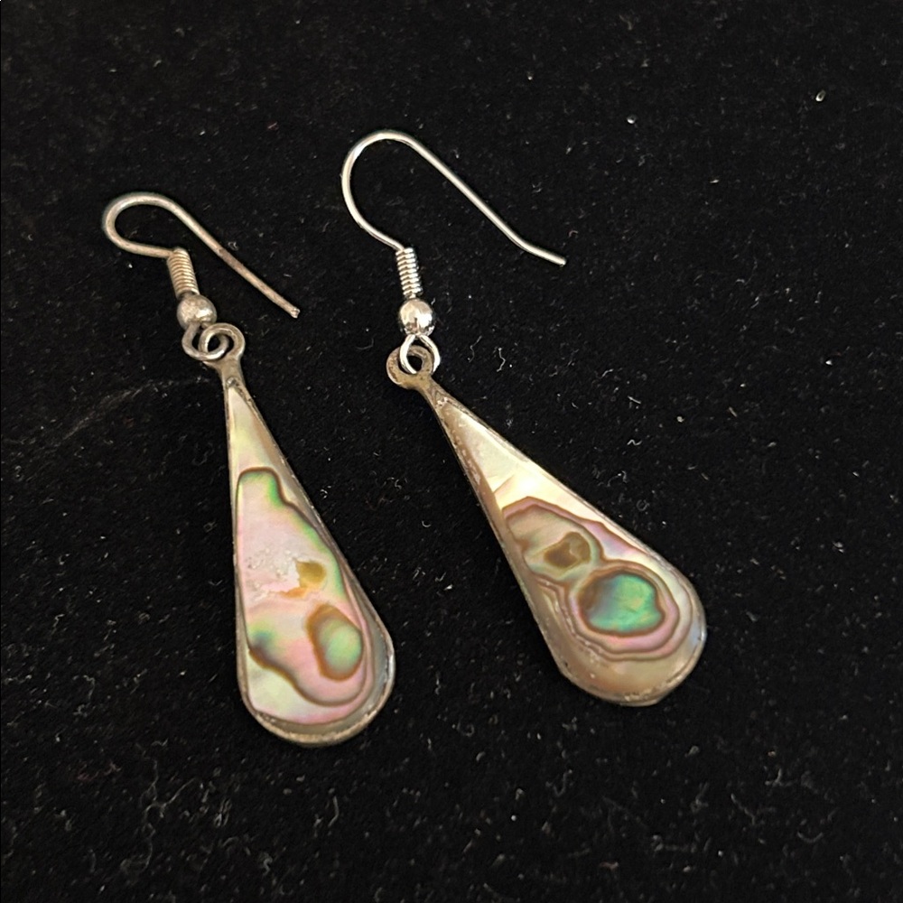 Silver Abalone Bracelet & Matching Earrings - Picture 3 of 6